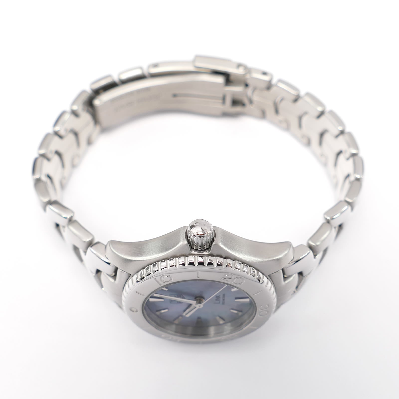 TAG Heuer Link WJ1316-0 stainless steel screw down crown