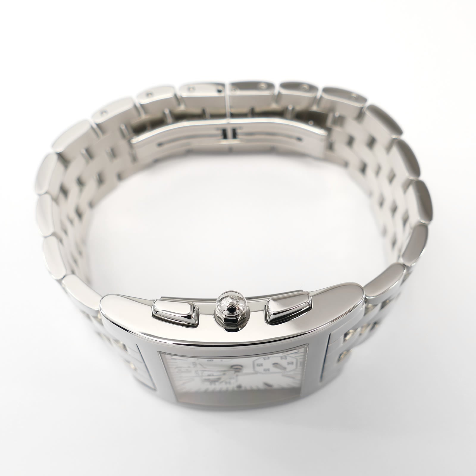 Longines DolceVita Carrée L5.668.4 stainless steel crown and pushers