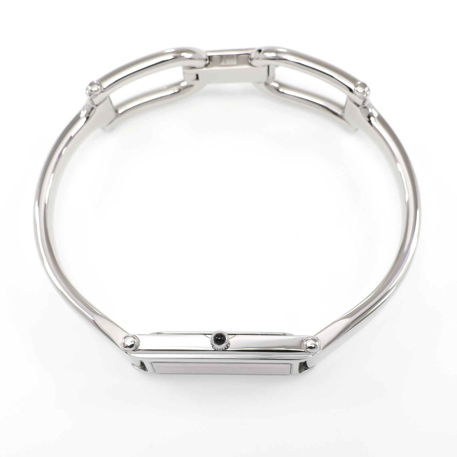 Gucci 1500L stainless steel crown with black cabochon