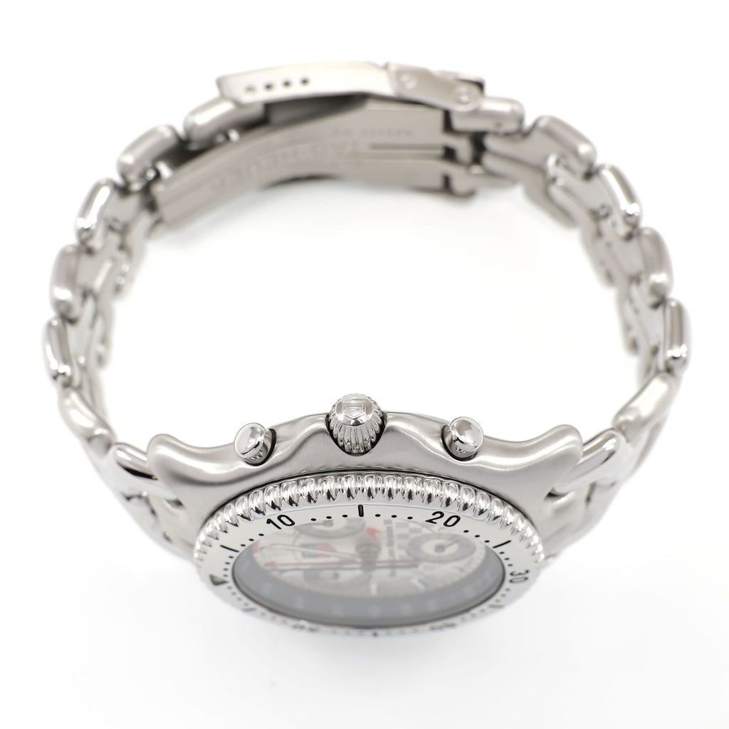 TAG Heuer SEL CG1117 stainless steel pushers and screw down crown