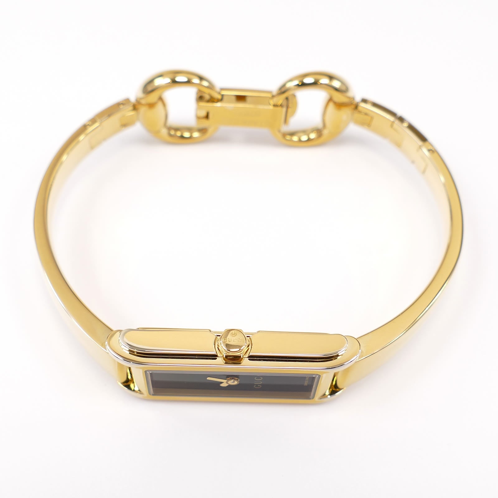 Gucci G-Line 109 18k Gold Plated crown