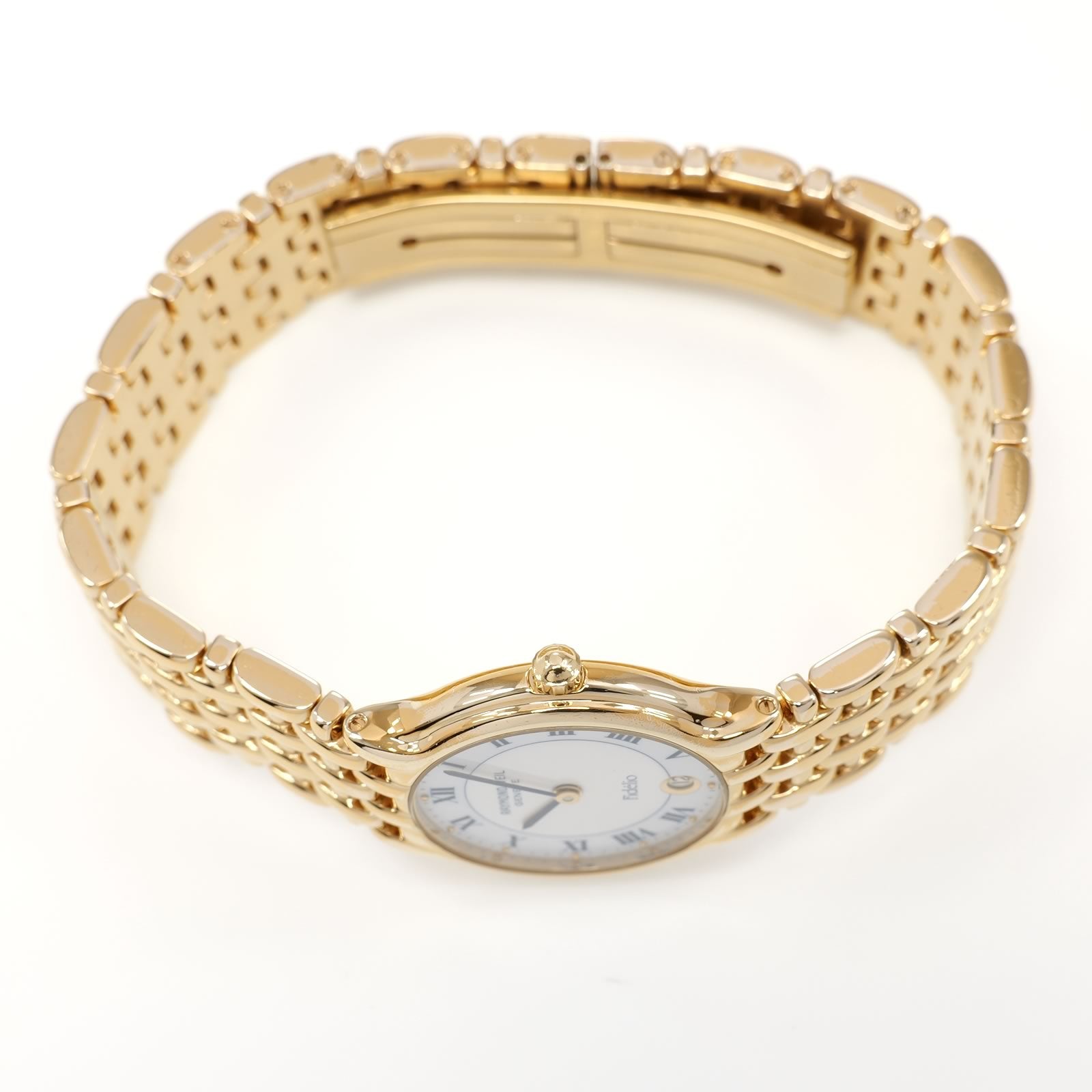 Raymond Weil Fidélio 4702 18k Gold plated crown
