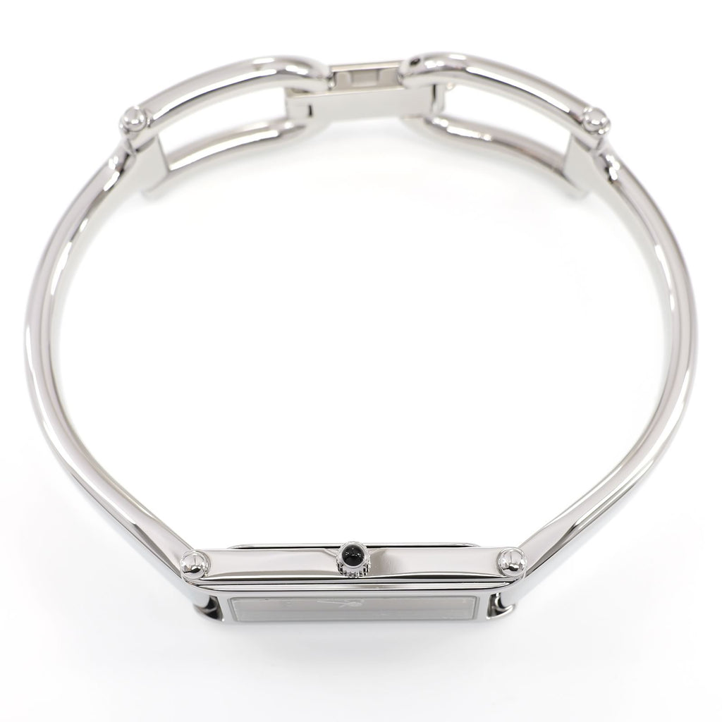 Gucci 1500L stainless steel crown with black cabochon