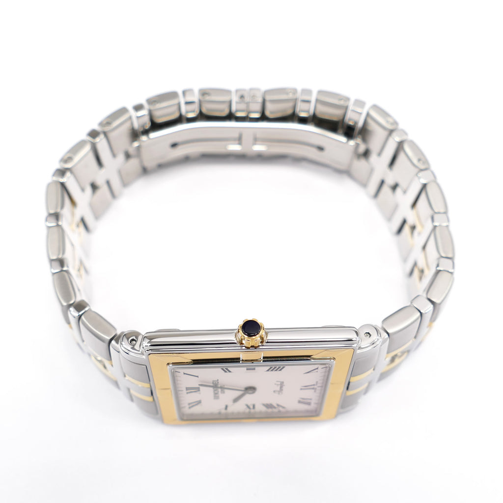 Raymond Weil Parsifal 9330 18k Gold plated crown with dark blue cabochon