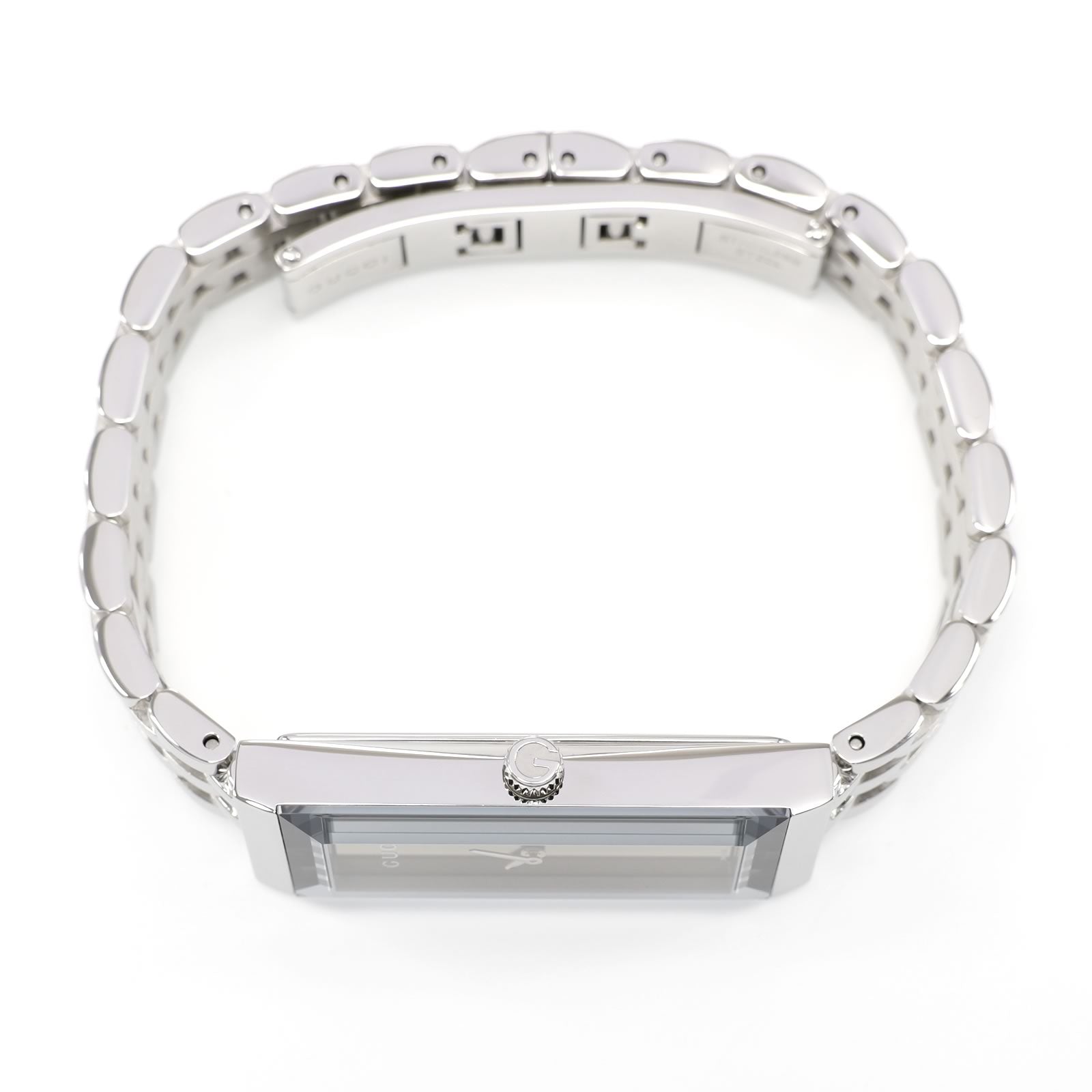 Gucci G-Frame YA127501 stainless steel crown