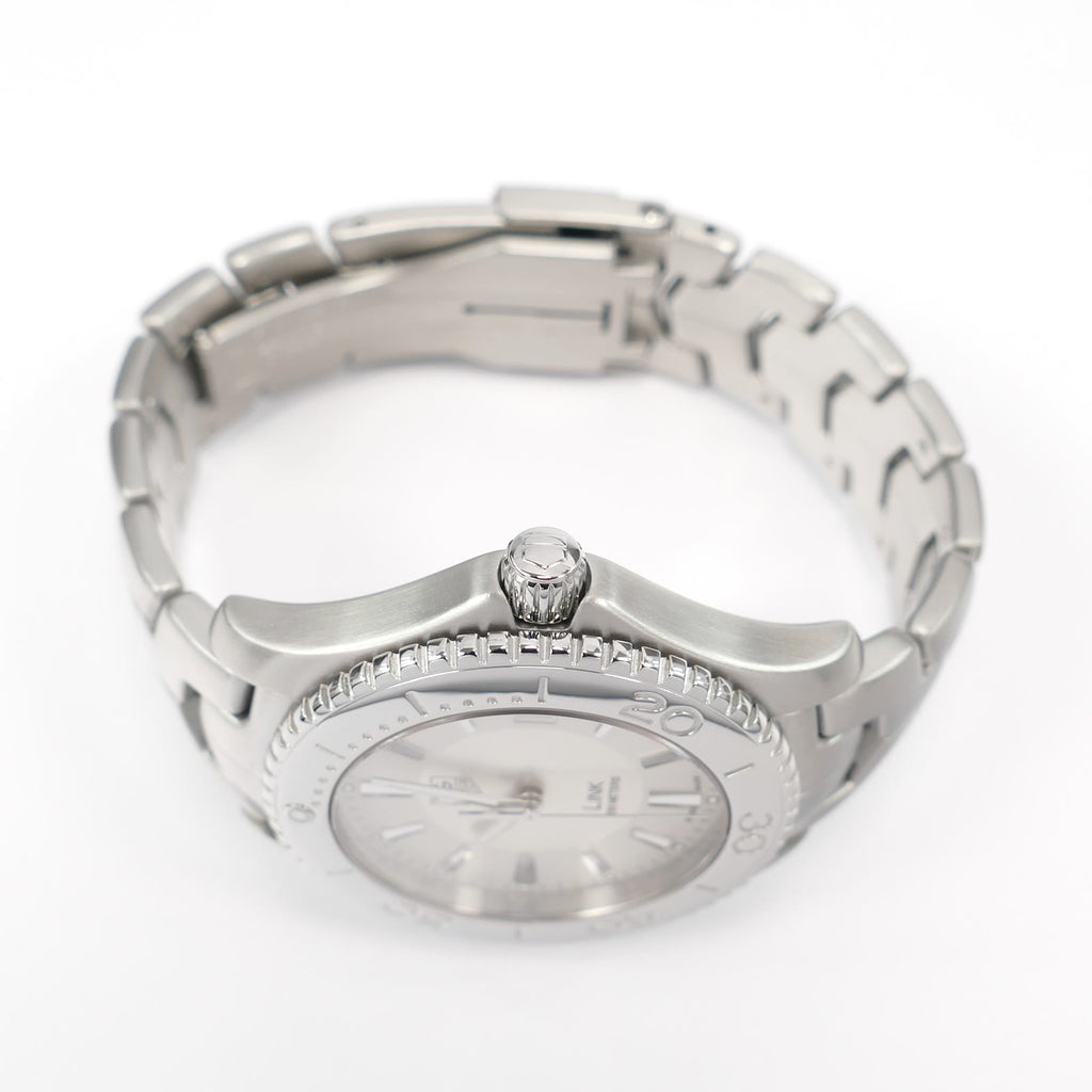TAG Heuer Link WJ1111 stainless steel screw down crown
