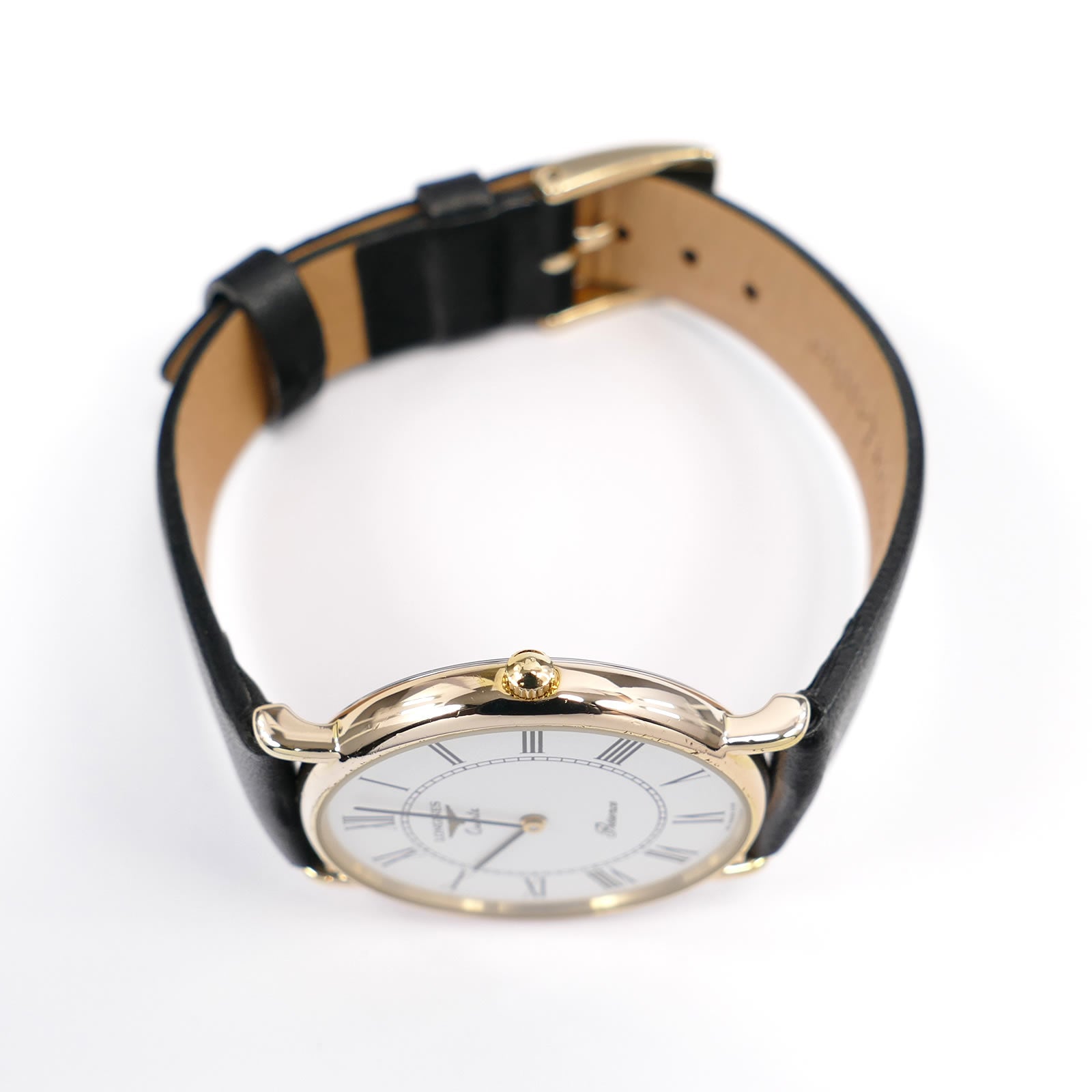 Longines Présence 18k Gold Plated crown