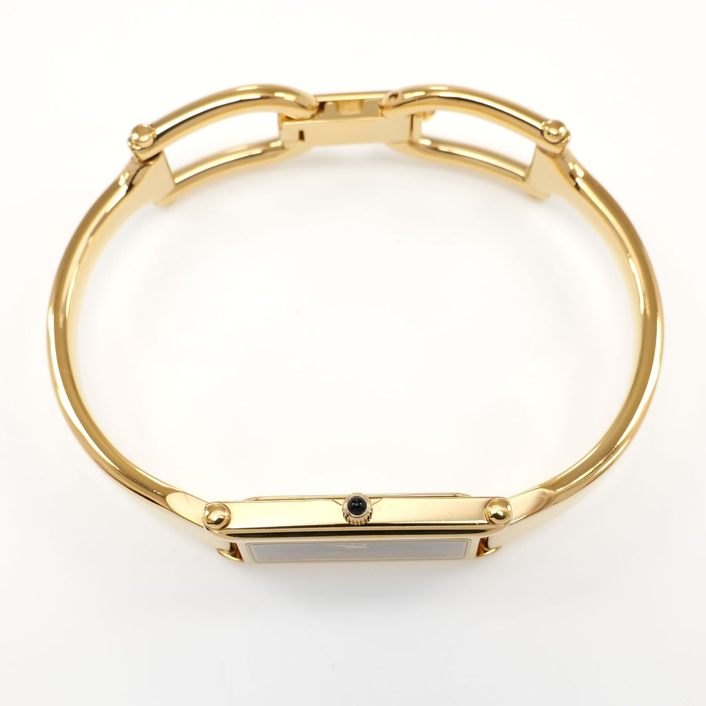 Gucci 1500L 18k Gold Plated crown with black cabochon