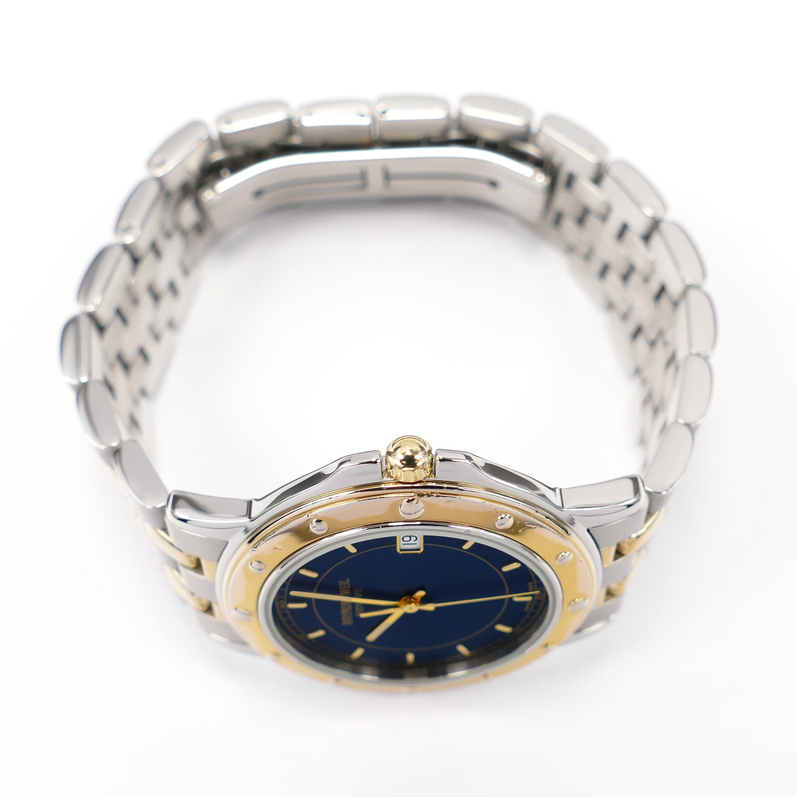 Raymond Weil Tango 5560 18k Gold Plated crown