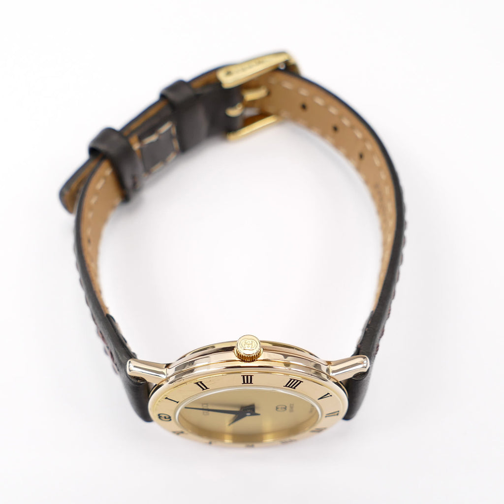 Gucci 3001 L 18k Gold Plated crown