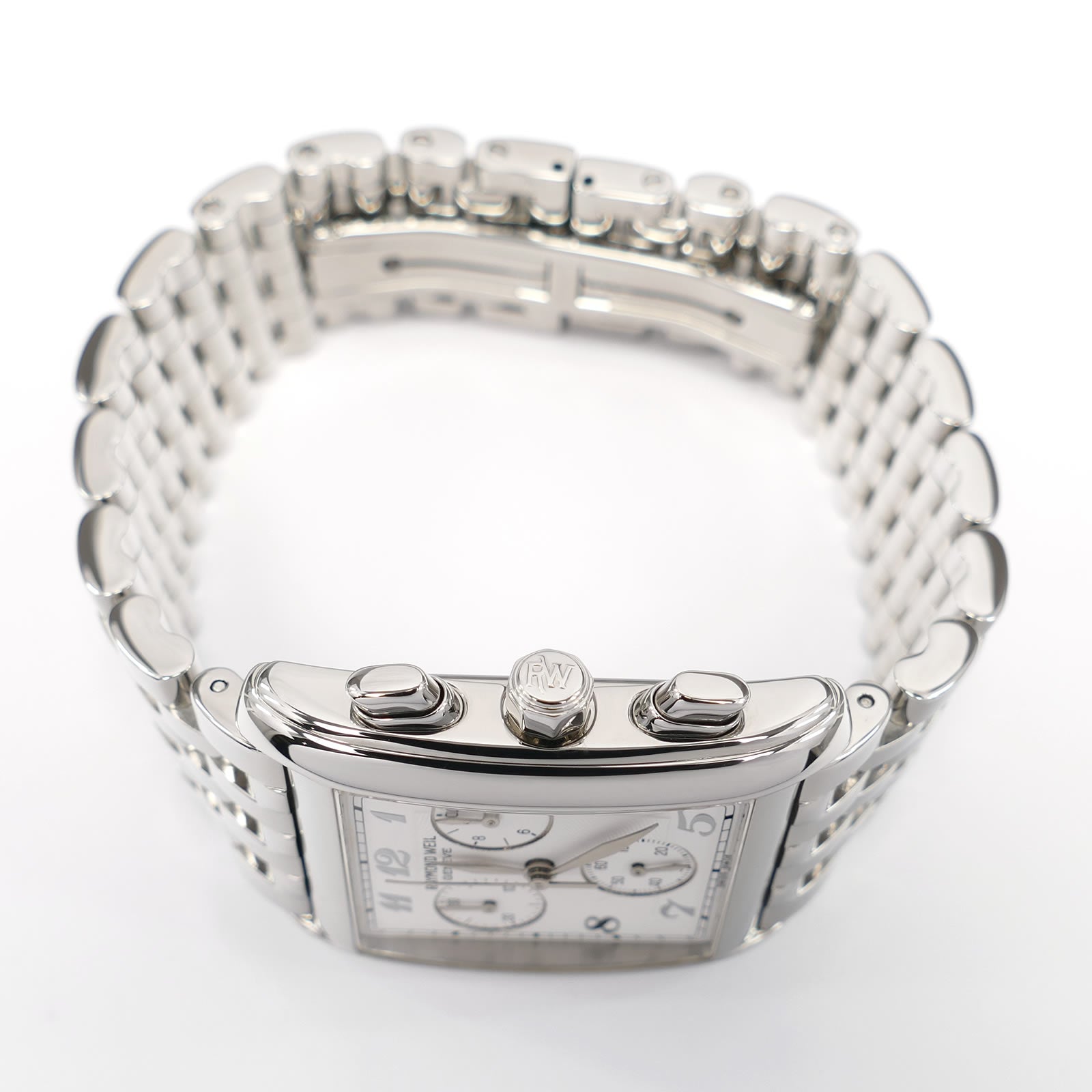 Raymond Weil Don Giovanni 4873 stainless steel crown and pushers