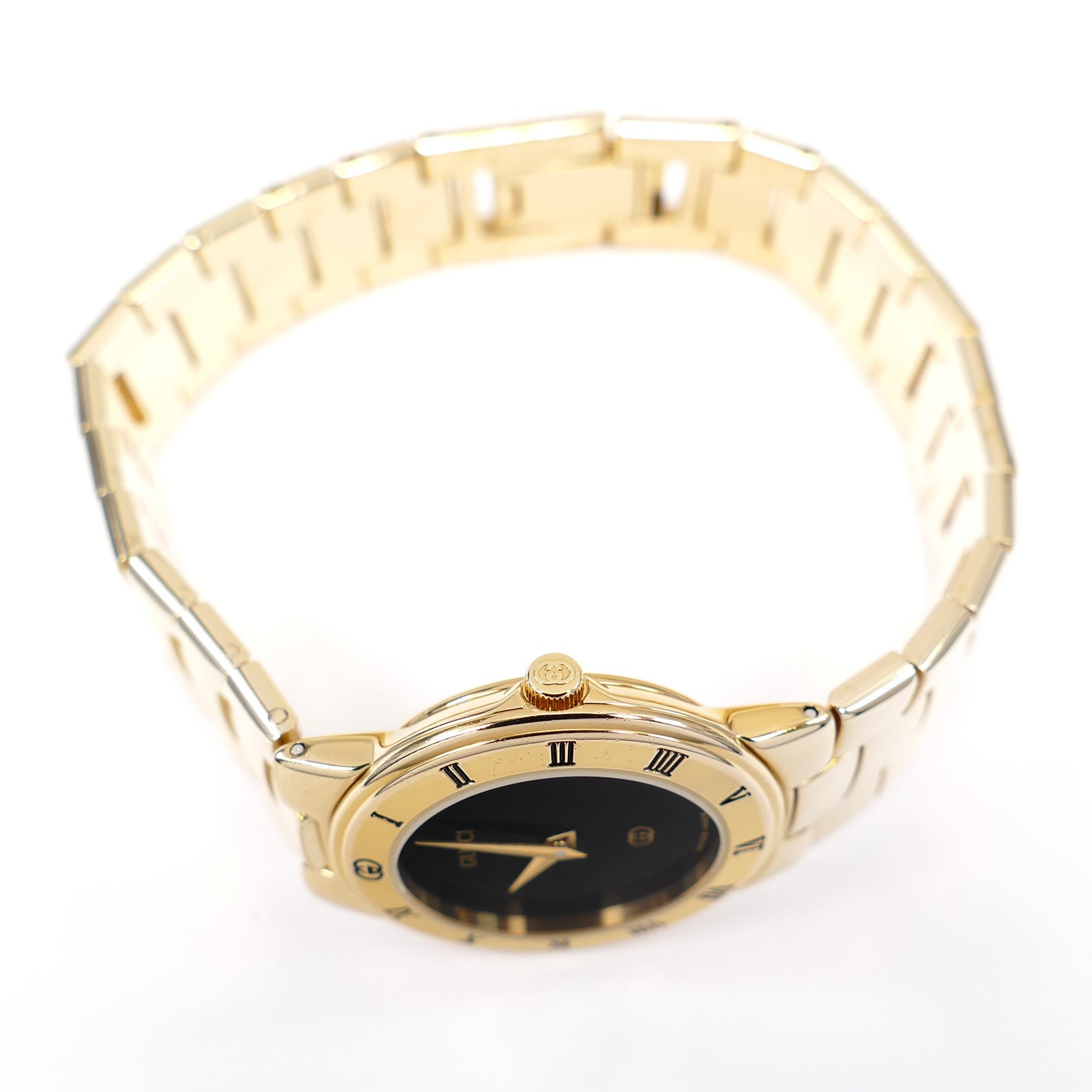 Gucci 3300L 18k Gold Plated crown