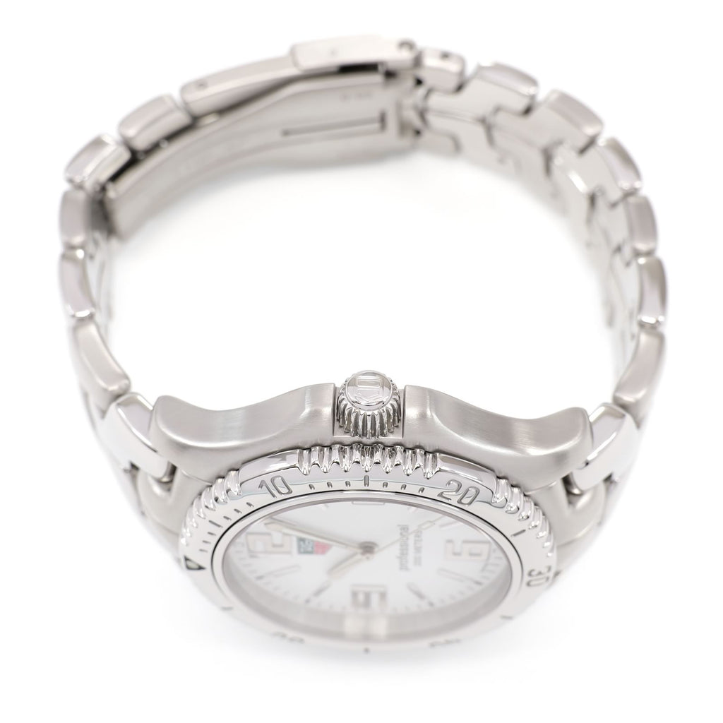 TAG Heuer Link WT1114 stainless steel screw down crown