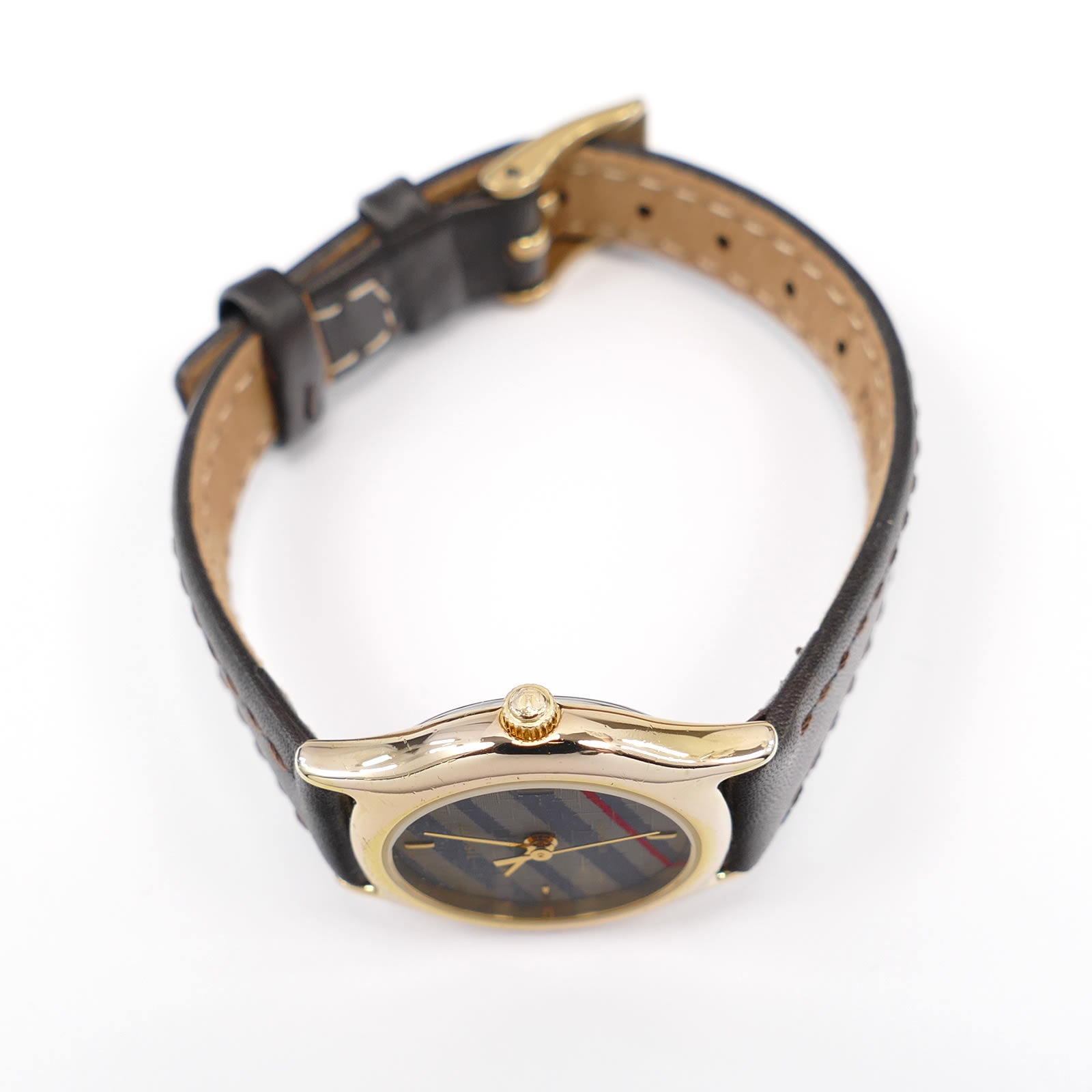 Tissot Stylist F304 18k Gold Plated crown