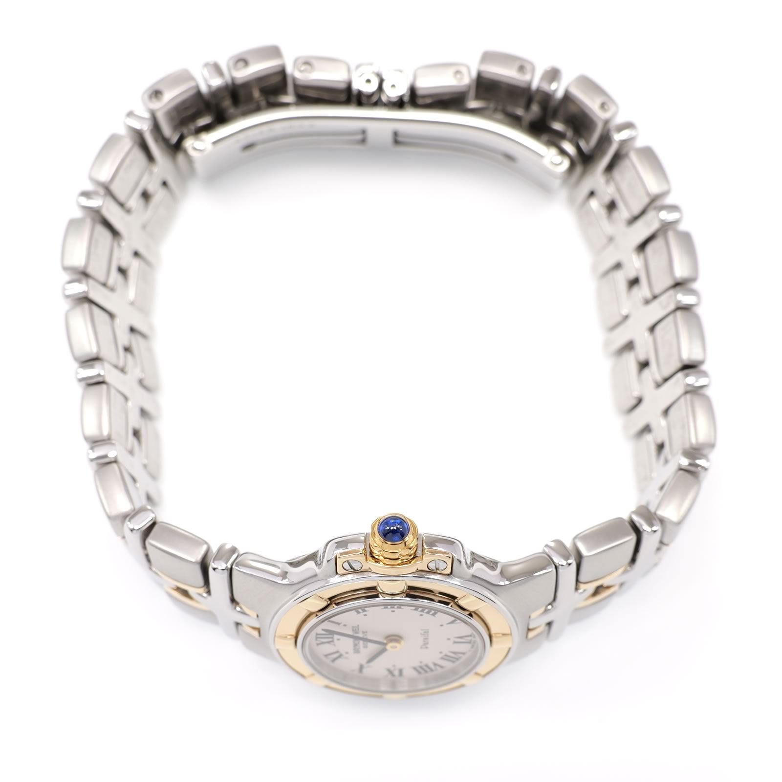 Raymond Weil Parsifal 9690 18k gold plated crown with blue cabochon