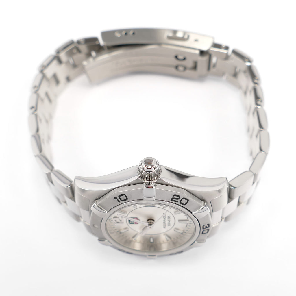 TAG Heuer Aquaracer WAF1412 stainless steel screw down crown