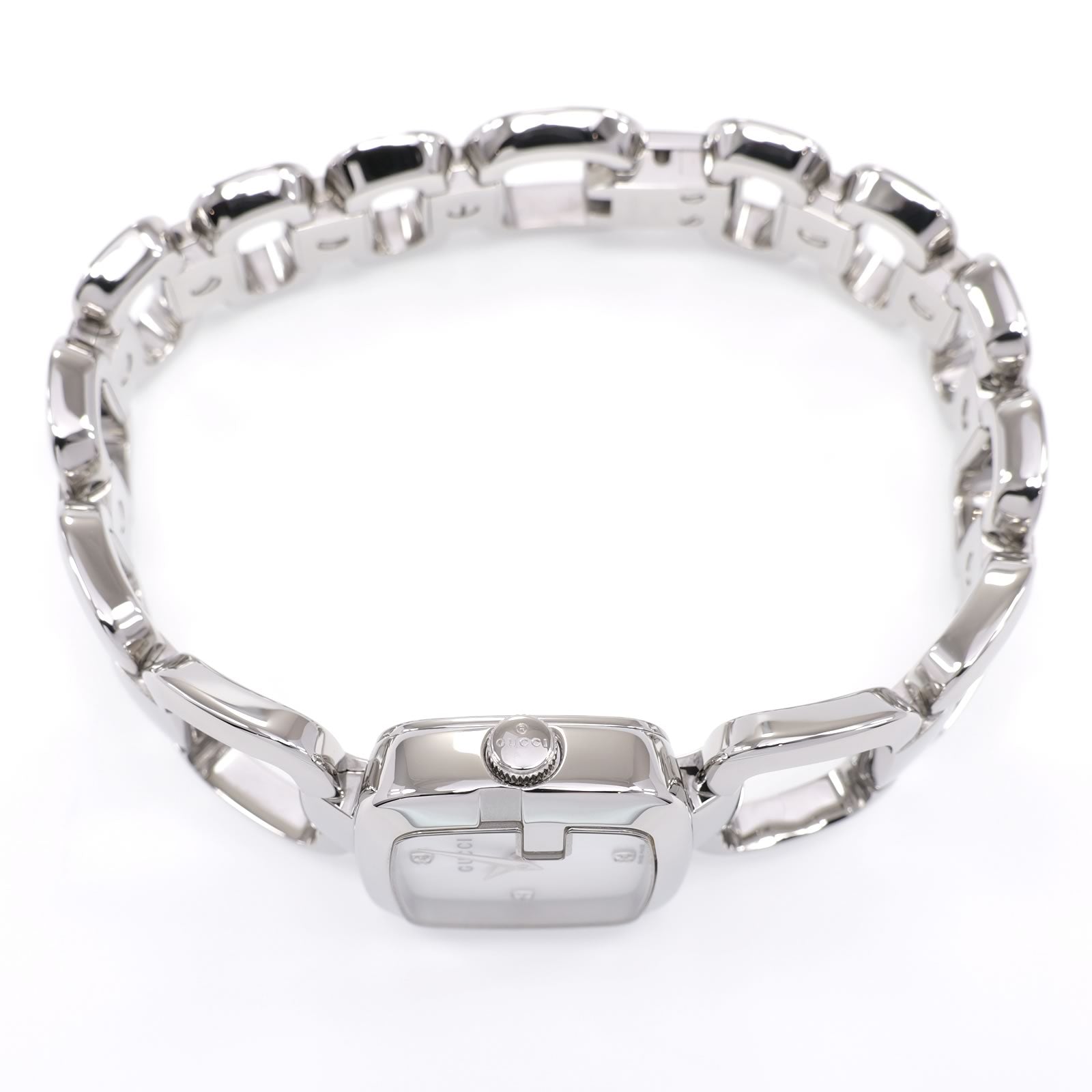 Gucci G YA125502 125.5 stainless steel crown