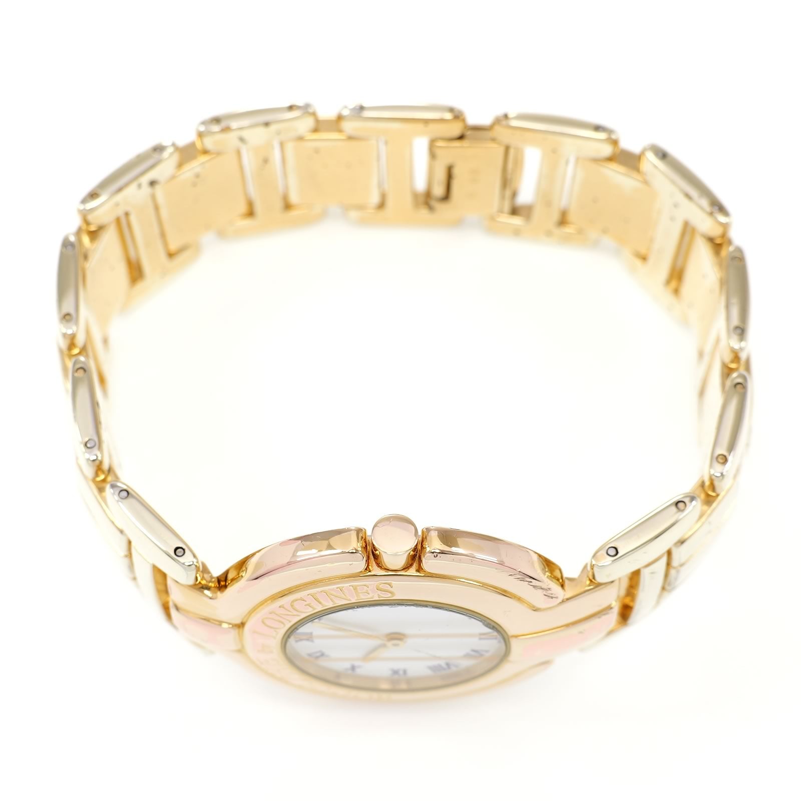 Longines Rodolphe Design 18k Gold Plated crown