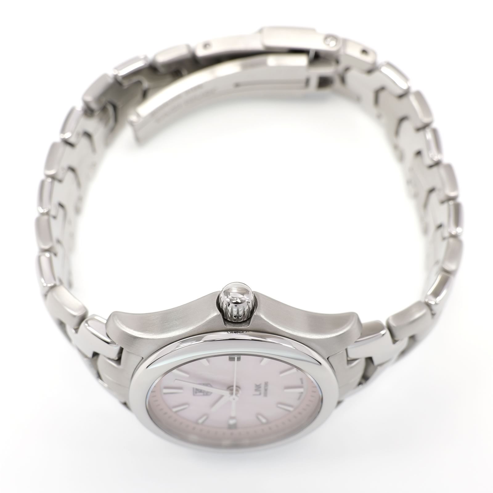 TAG Heuer Link WJF1312 stainless steel screw down crown