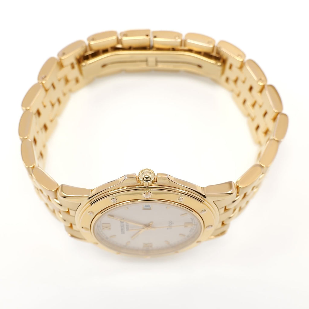 Raymond Weil Tango 5560 18k Gold Plated crown