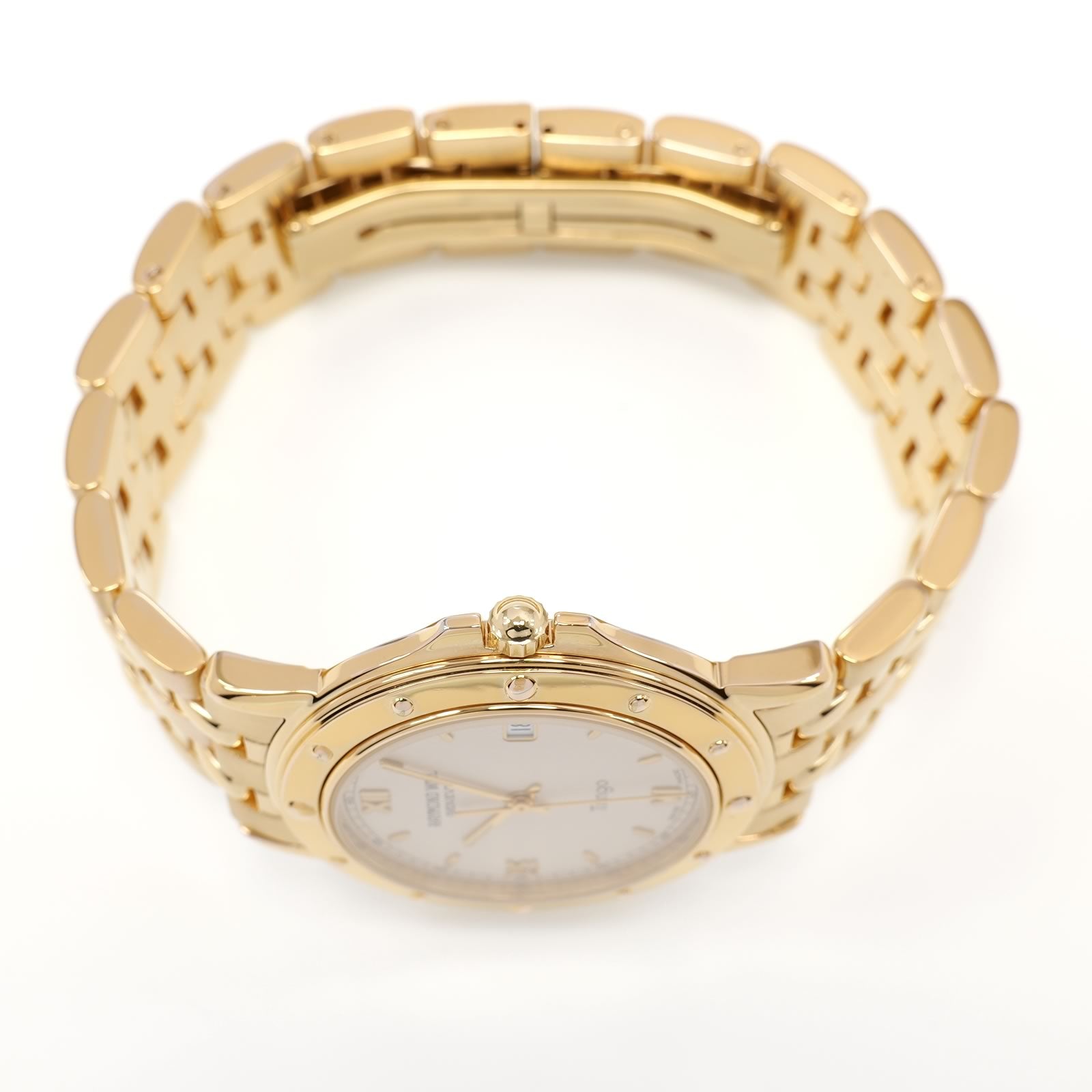 Raymond Weil Tango 5560 18k Gold Plated crown