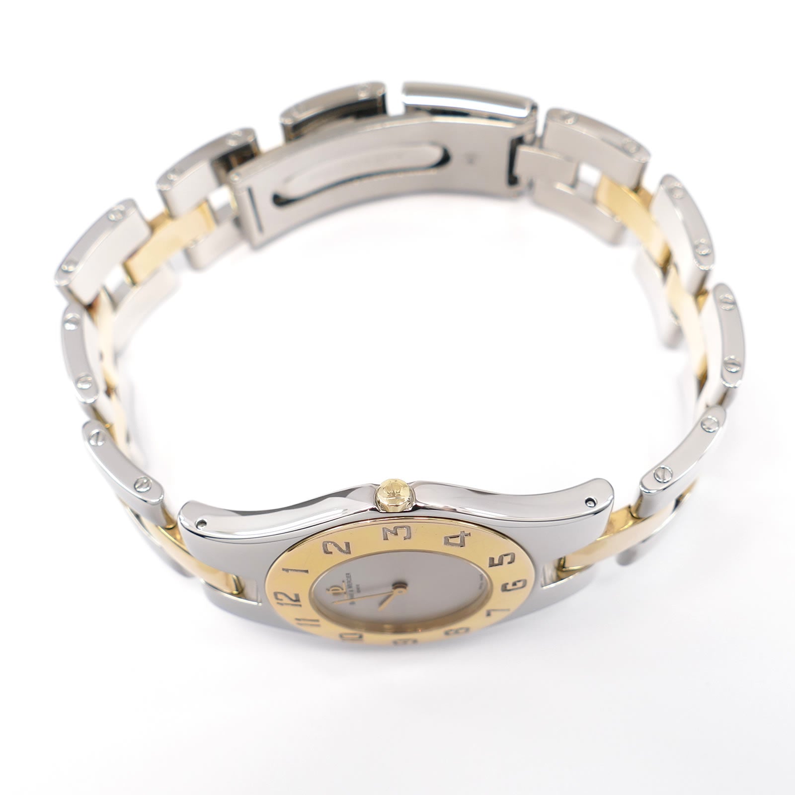 Baume & Mercier Linea 5161 18k Gold plated crown