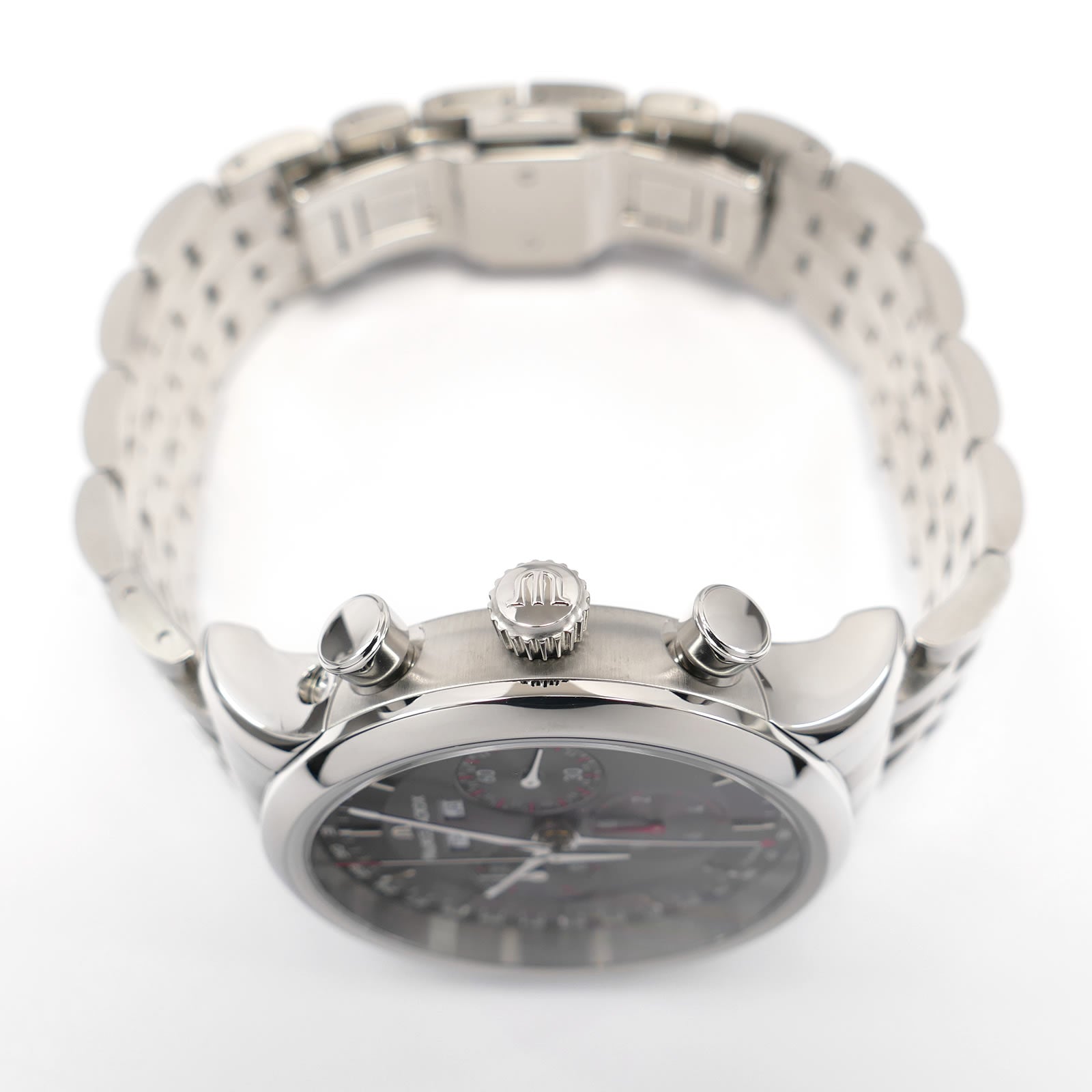 Maurice Lacroix Les Classiques LC1228 stainless steel crown and pushers