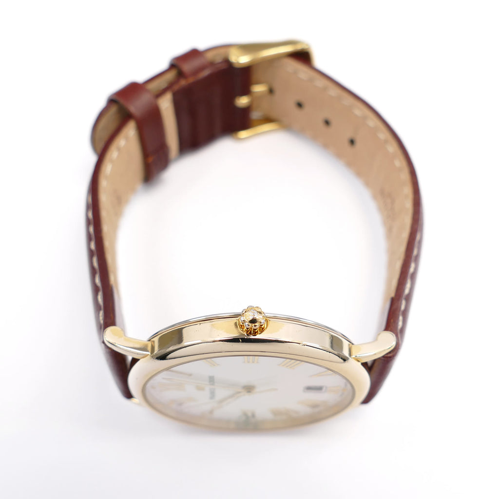 Maurice Lacroix Les Classiques LC1027 18k gold plated crown