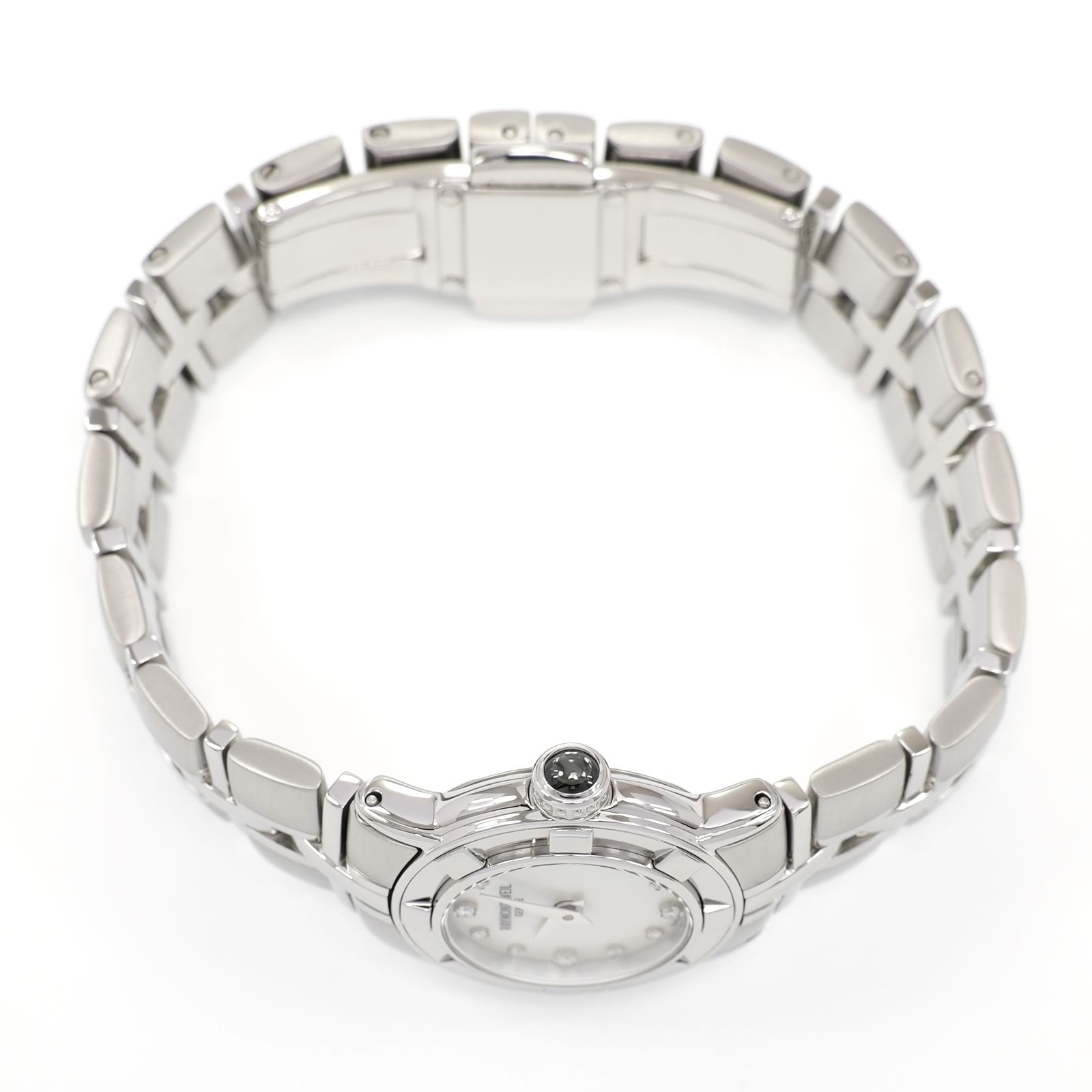 Raymond Weil Parsifal 9641 stainless steel crown with black cabochon