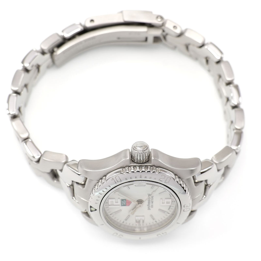 TAG Heuer Link WT1414 stainless steel screw down crown
