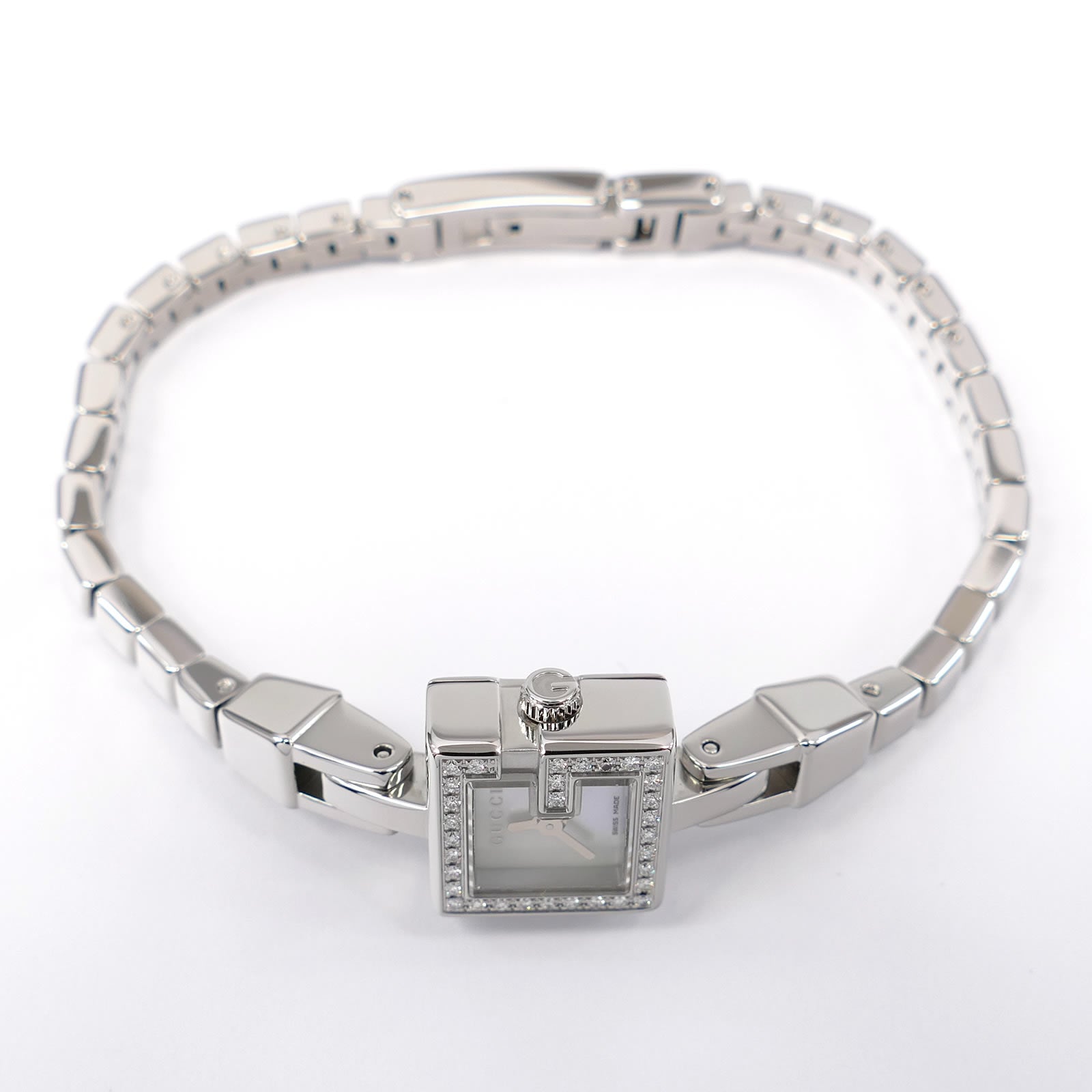 Gucci Mini G 102 stainless steel crown