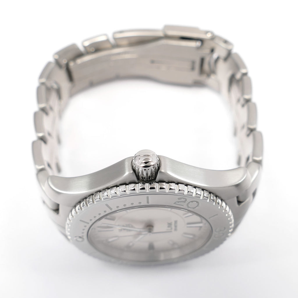 TAG Heuer Link WJ1111-0 stainless steel screw down crown