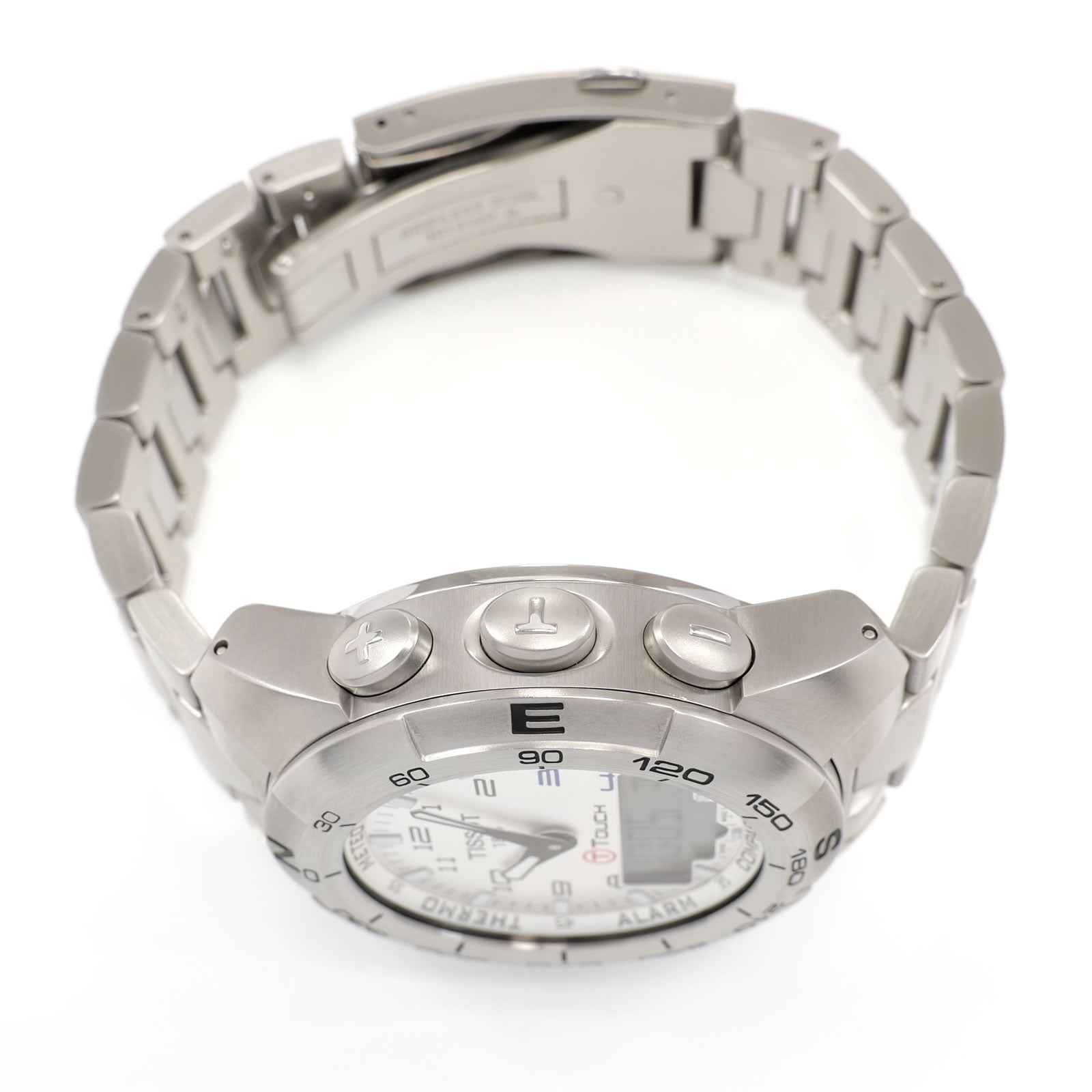 Tissot T-Touch Expert T013420A stainless steel pushers