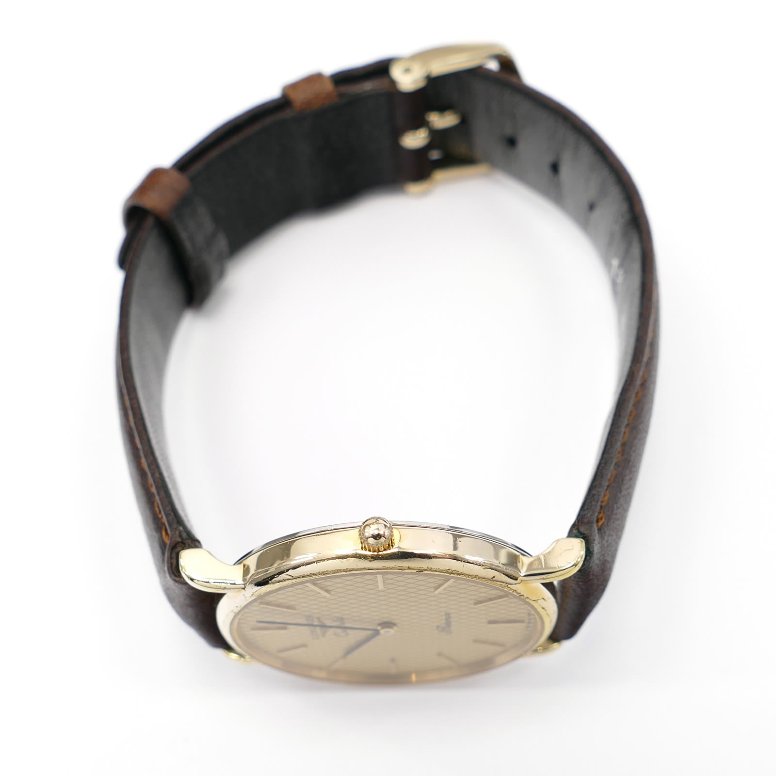 Longines Présence 18k Gold Plated crown