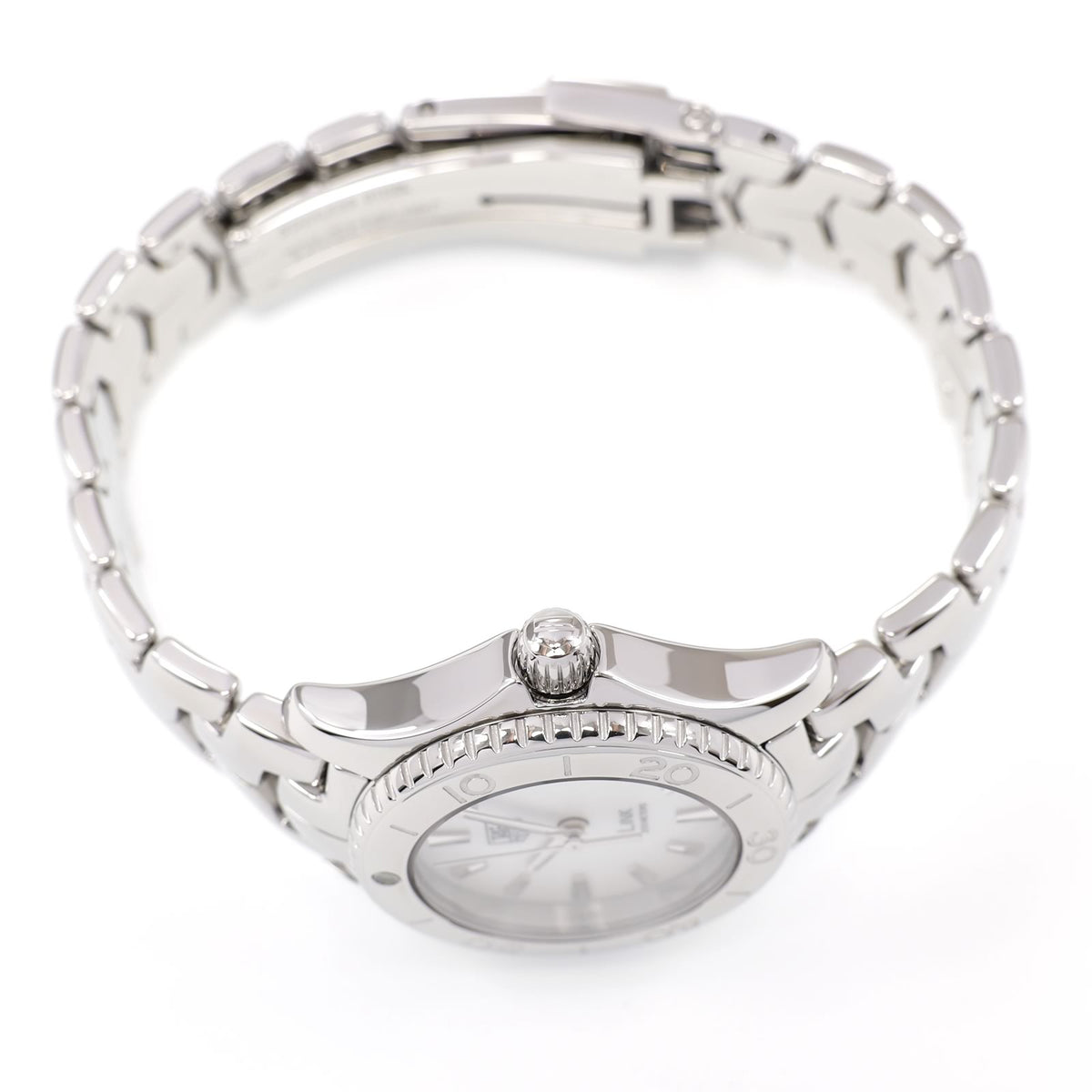 TAG Heuer Link WJ1313-0 stainless steel screw down crown