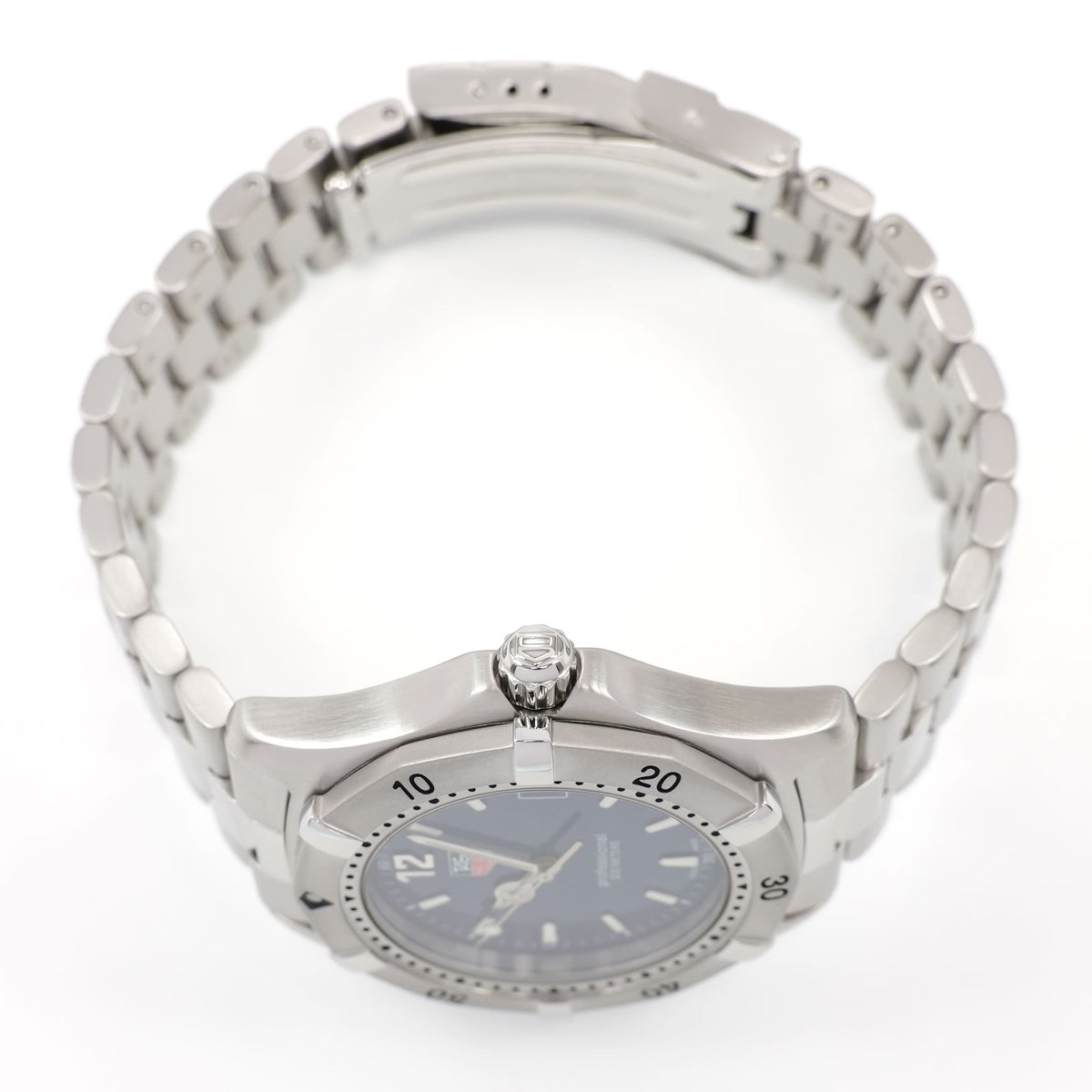 TAG Heuer 2000 WK1113-1 stainless steel screw down crown
