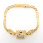 Gucci Mini G 102 18k Gold plated crown
