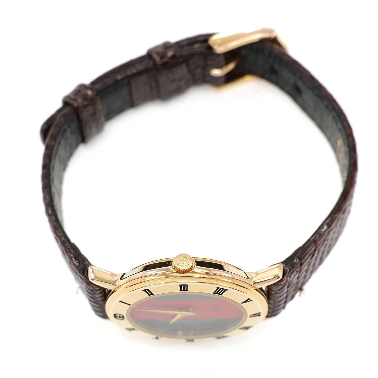 Gucci 3000L 18k Gold Plated crown