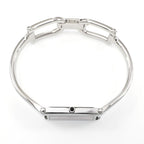 Gucci 1500L stainless steel crown with black cabochon