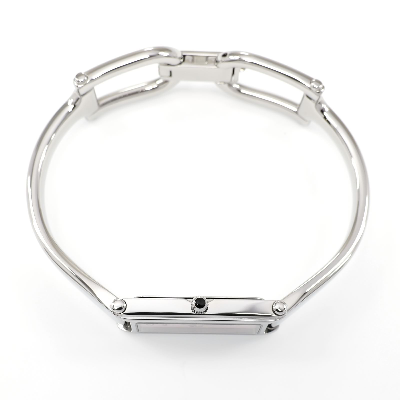 Gucci 1500L stainless steel crown with black cabochon