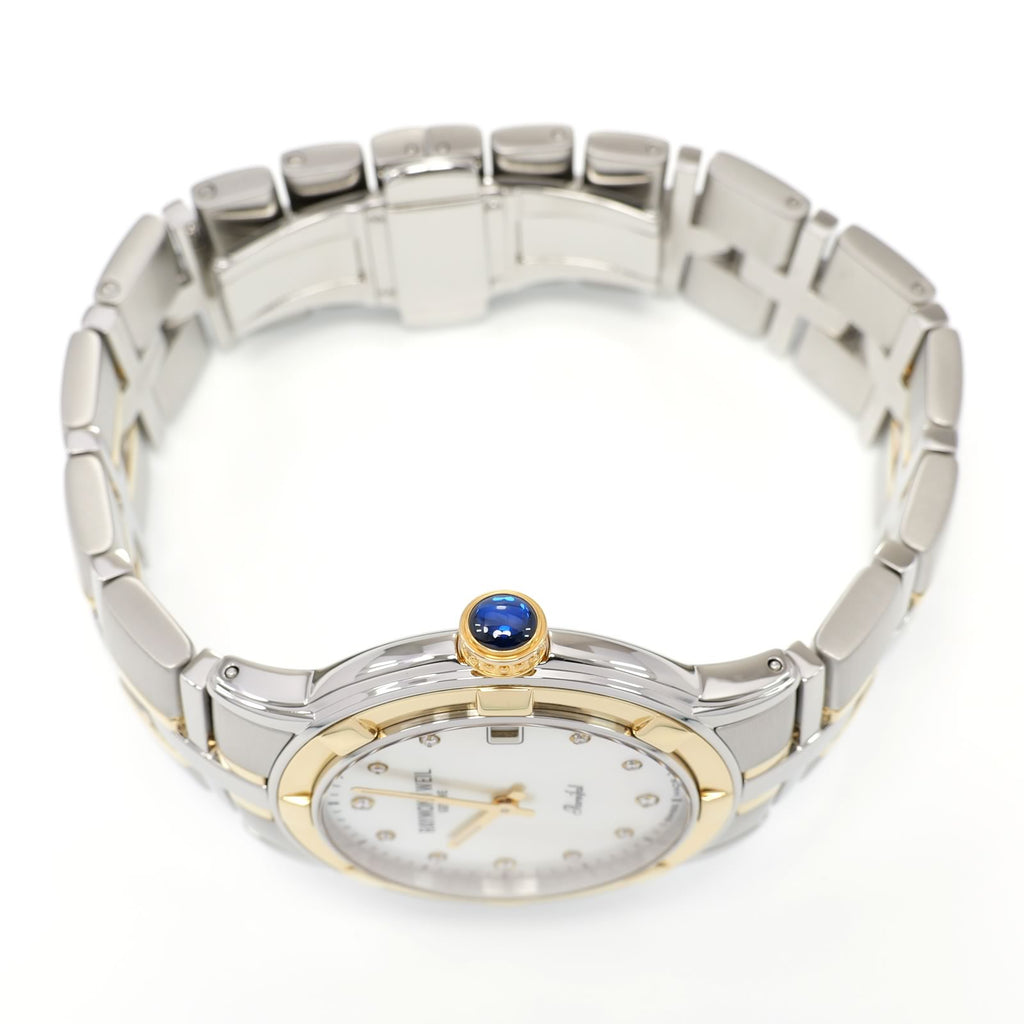 Raymond Weil Parsifal 9540 18k Gold plated crown with blue cabochon