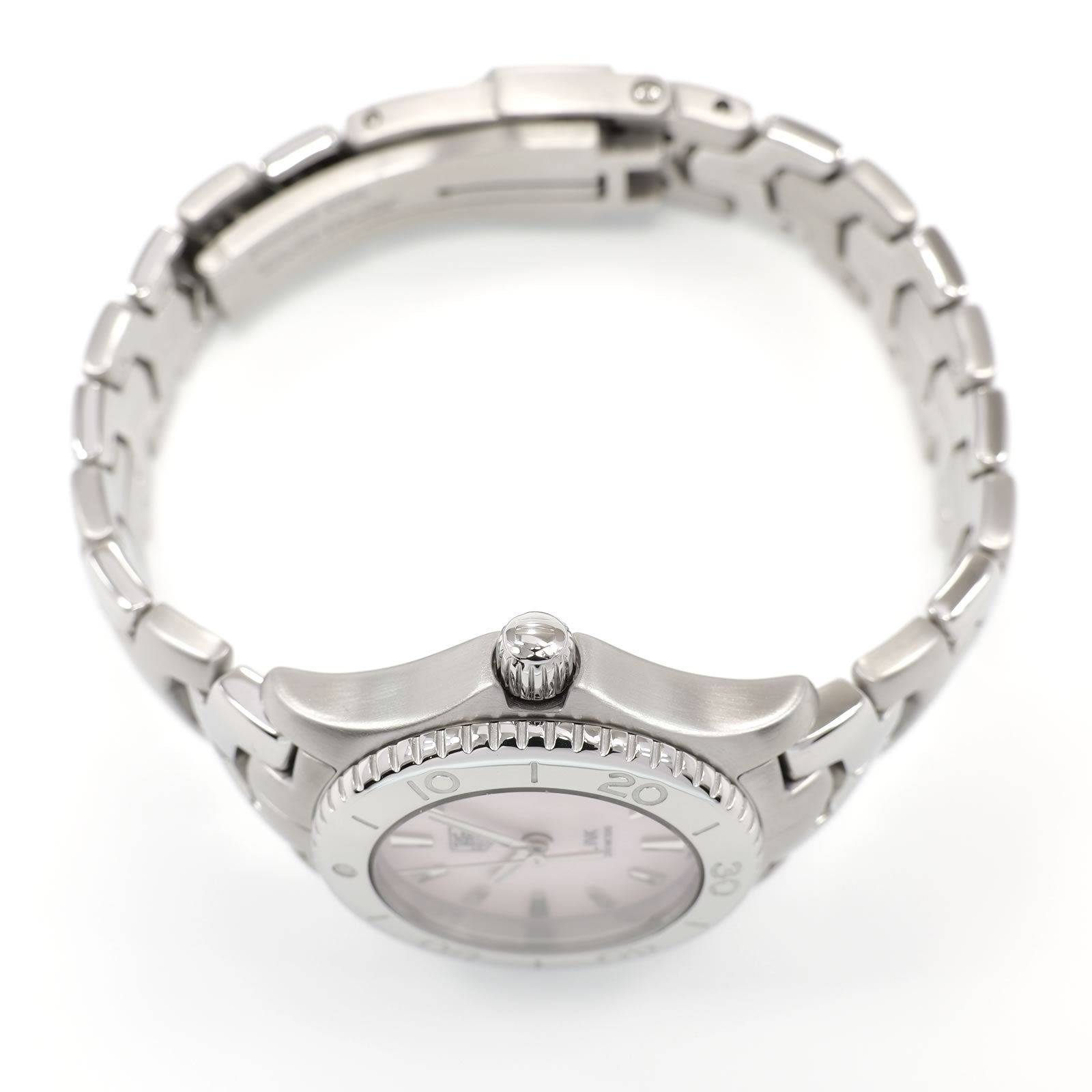 TAG Heuer Link WJ1315-1 stainless steel screw down crown