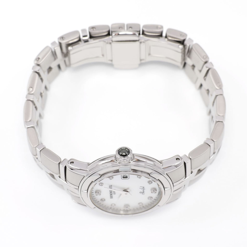Raymond Weil Parsifal 9441 stainless steel crown with black cabochon