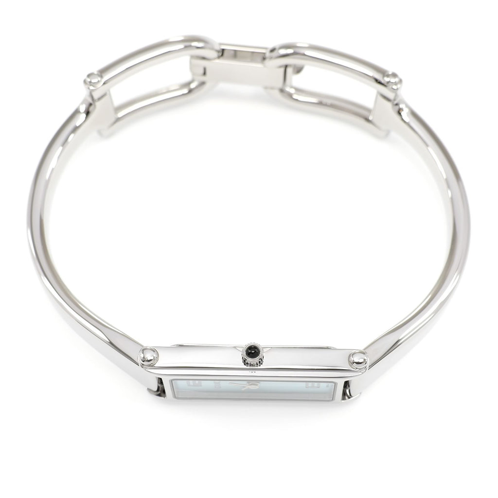 Gucci 1500L stainless steel crown with black cabochon