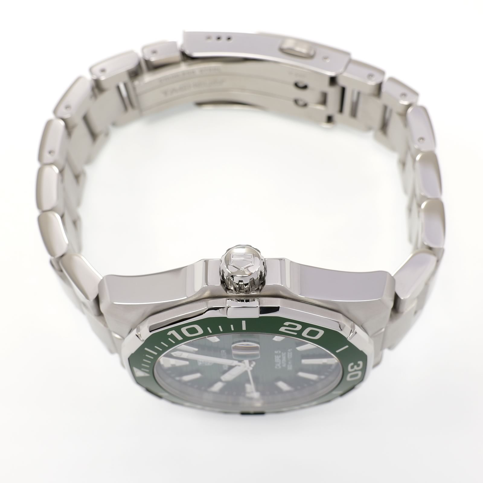 TAG Heuer Aquaracer WAY201S stainless steel screw down crown