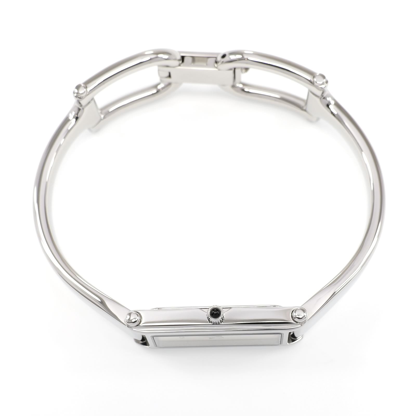 Gucci 1500L stainless steel crown with black cabochon