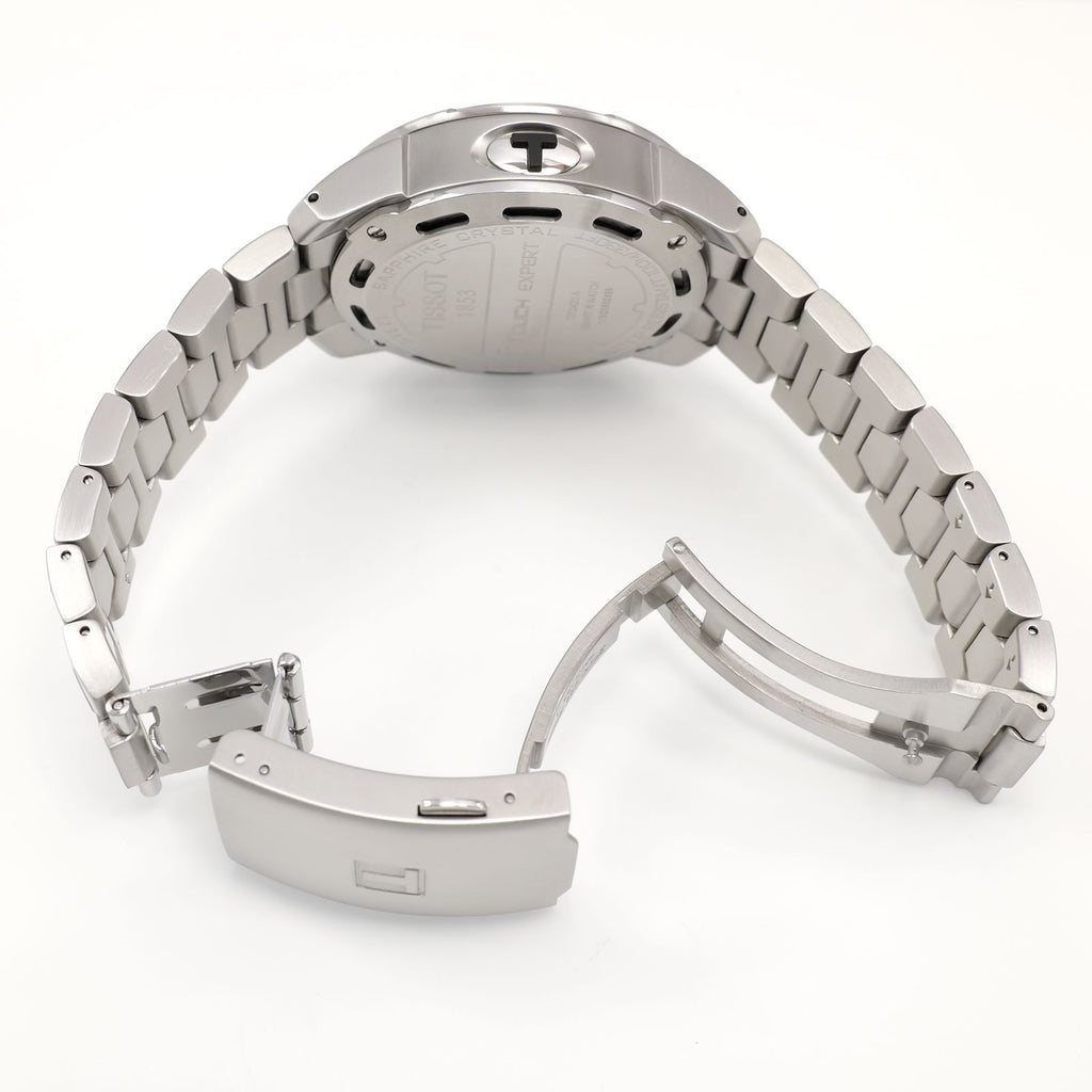 Tissot T-Touch Expert T013420A stainless steel folding clasp