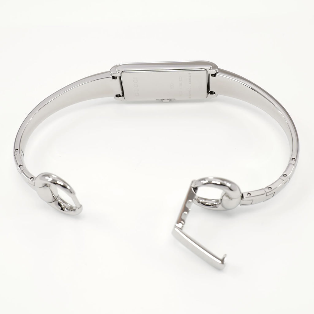 Gucci G-Line 109 stainless steel bangle clip