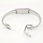 Gucci G-Line 109 stainless steel bangle clip