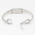 Gucci G-Line 109 stainless steel bangle clip